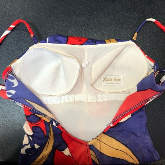 ELIZABETH STEWART california usa retro/vintage onepiece bathing suit sizeM? used - Picture 10 of 16